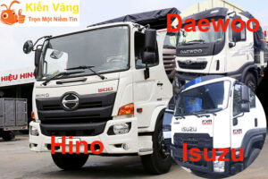 Các dòng xe tải 8 tấn của Hàn Quốc và Nhật Bản
